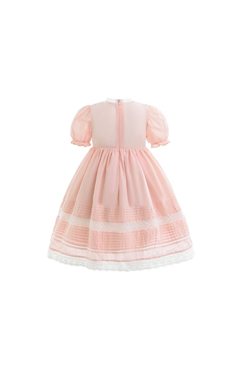 Sweet Cactus London Pleated Dress, Alternate, color, Pink