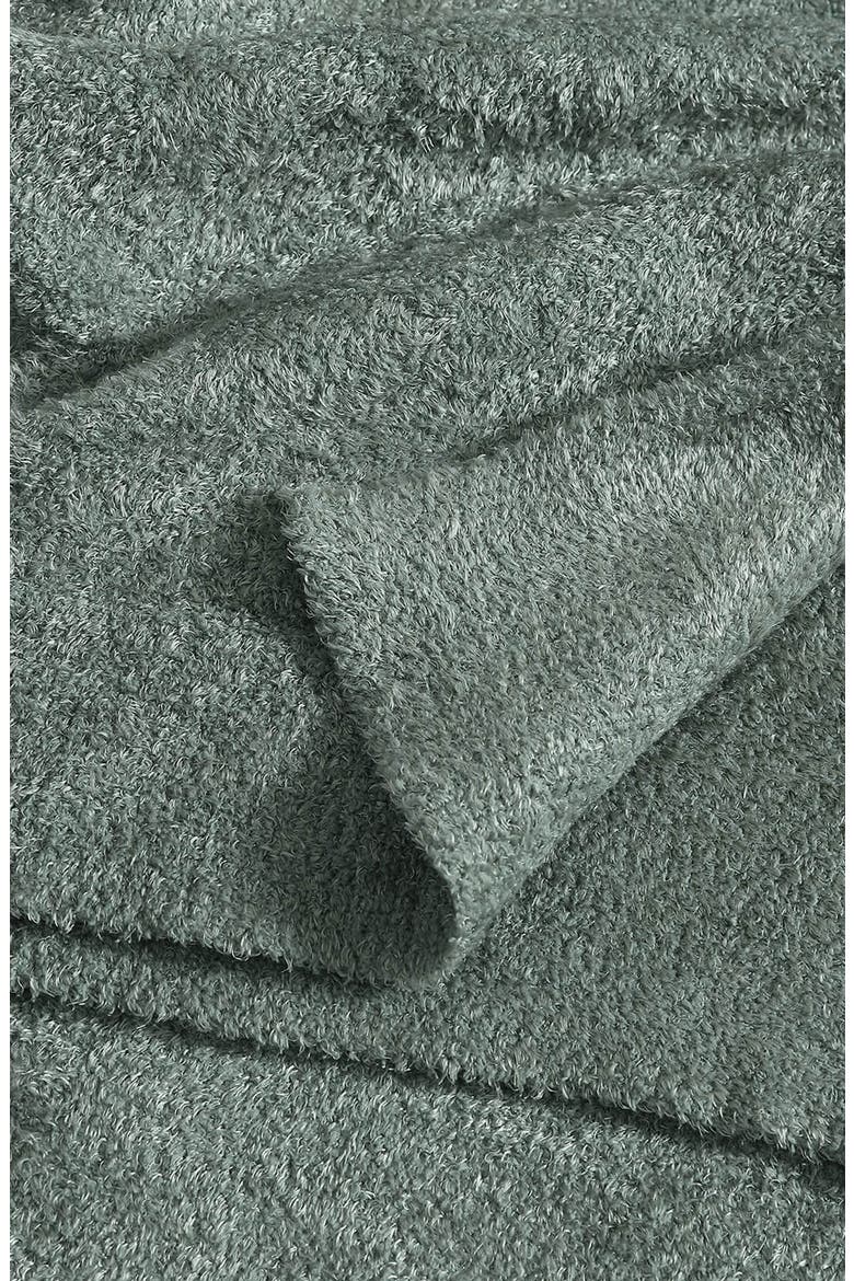 Cloud Silque Double Layered Blanket, Alternate, color, SLATE GREY