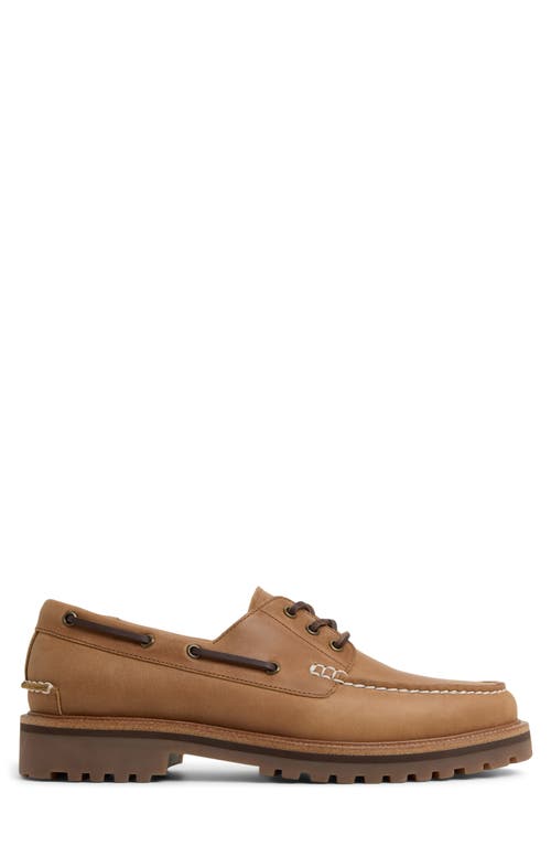 Aldo Cedric Lugged Boat Shoe In Brown