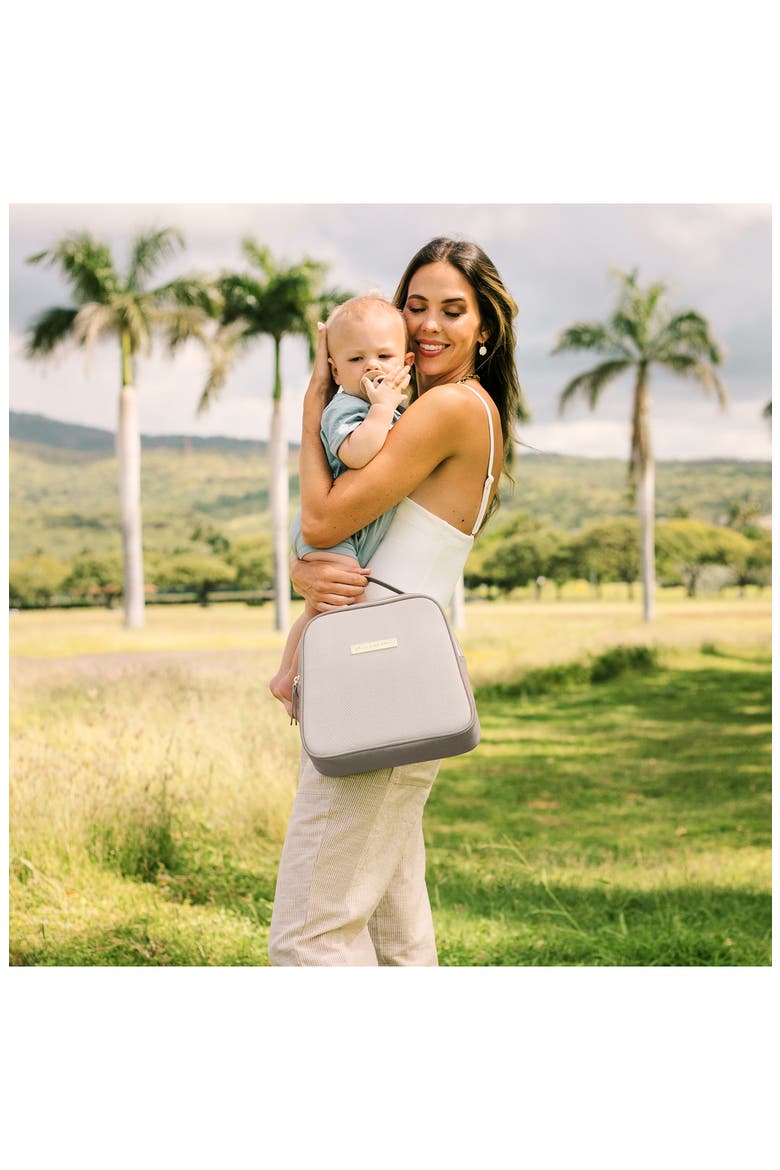 Tandem Water Resistant Bottle & Lunch Box, Alternate, color, GREY