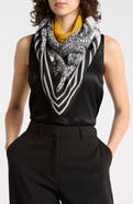KARL LAGERFELD PARIS Arc de Triomphe Square Scarf