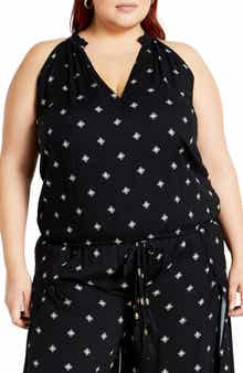 City Chic Sky Sleeveless Top