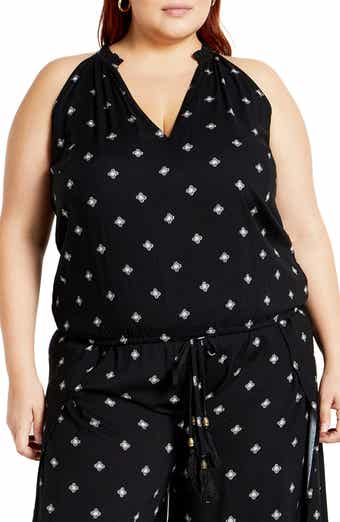 City Chic Sky Sleeveless Top