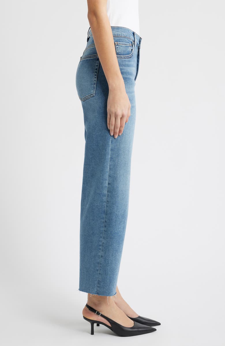 FRAME The Mellow Frayed Ankle Straight Leg Jeans, Alternate, color, Clue Raw After