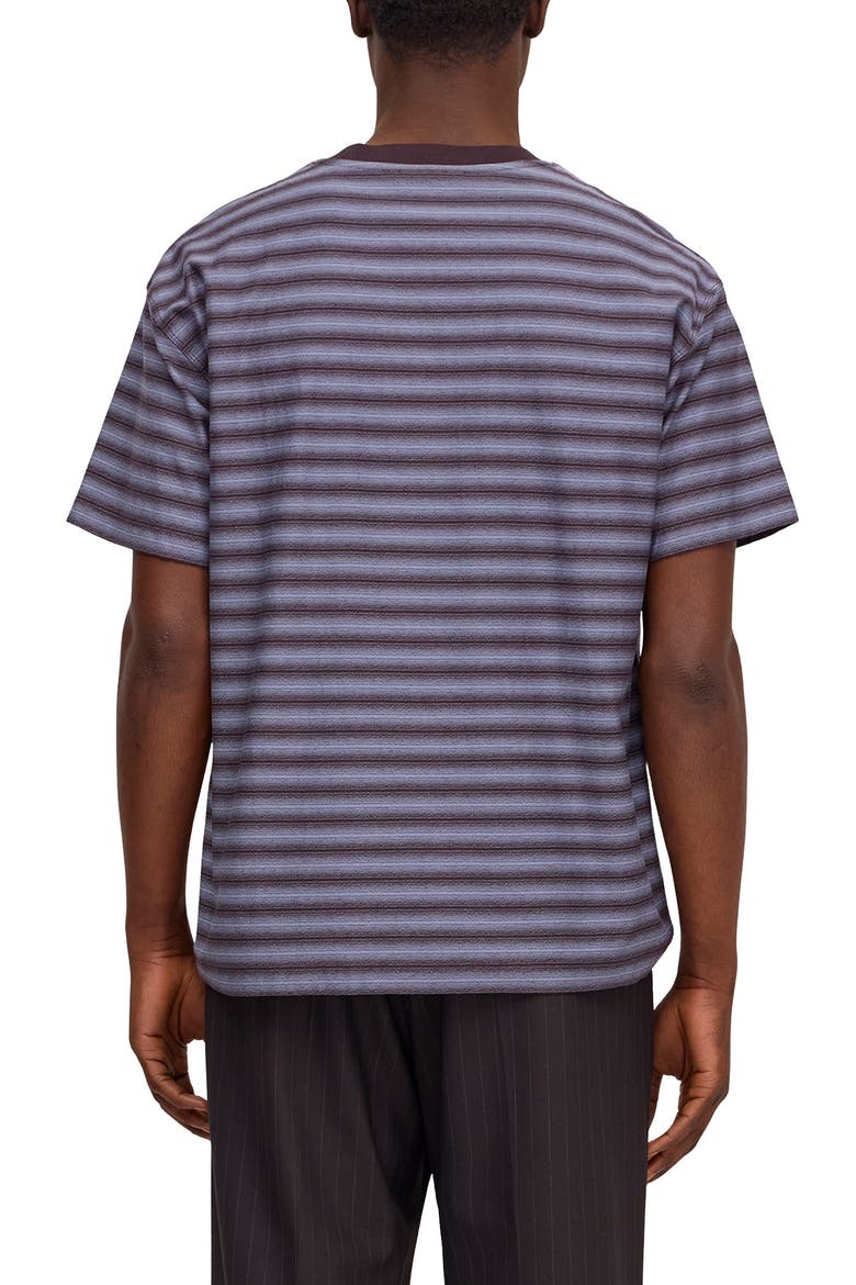 Lionel Striped Organic Cotton T-Shirt, Alternate, color, BLUE STRIPE