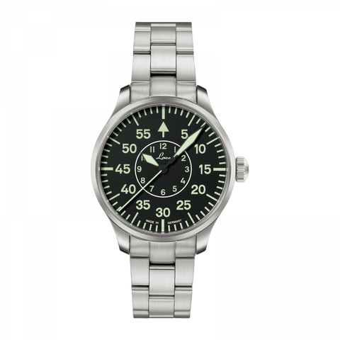 Aachen - 39mm, Black Dial, Automatic Bracelet