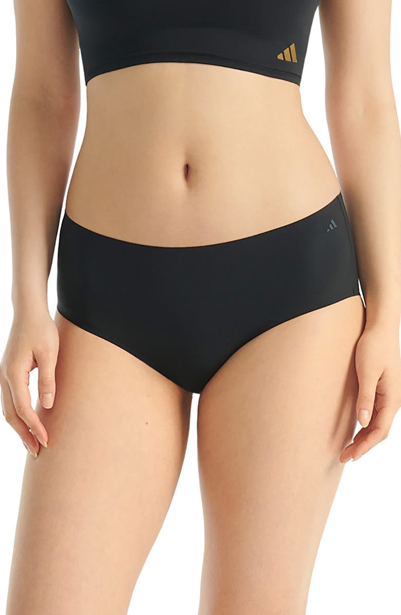 adidas Originals Set of 3 Hipster Briefs, Alternate, color, Black