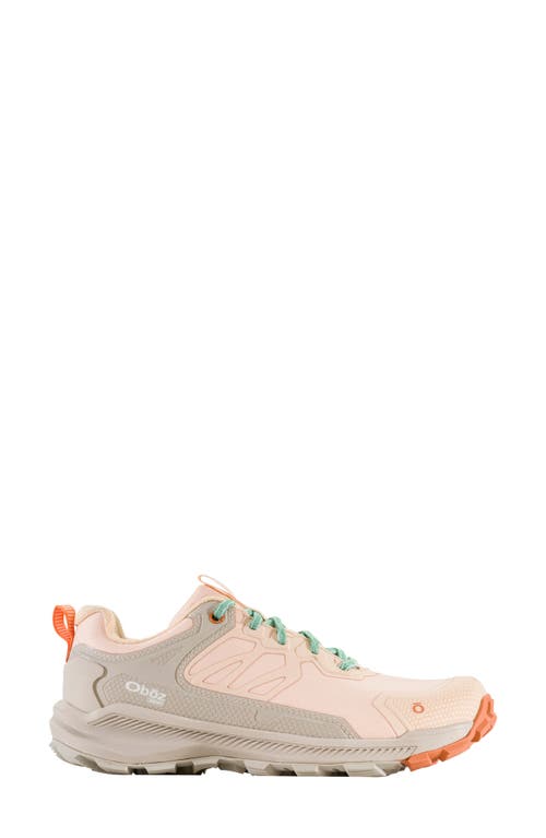 Oboz Katabatic Low B-dry Waterproof Hiking Sneaker In Melon