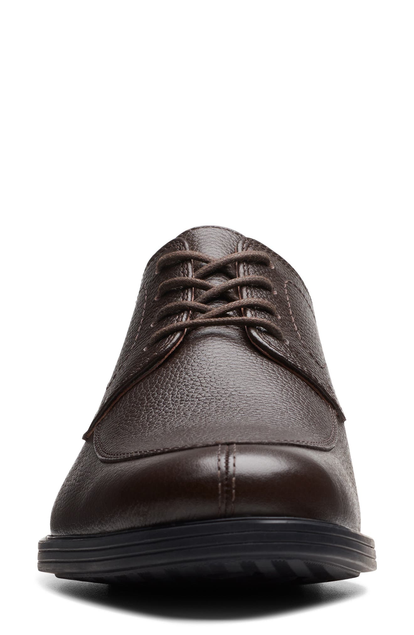 Whiddon Pebbled Leather Derby, Alternate, color, DARK BRN TUMBLED
