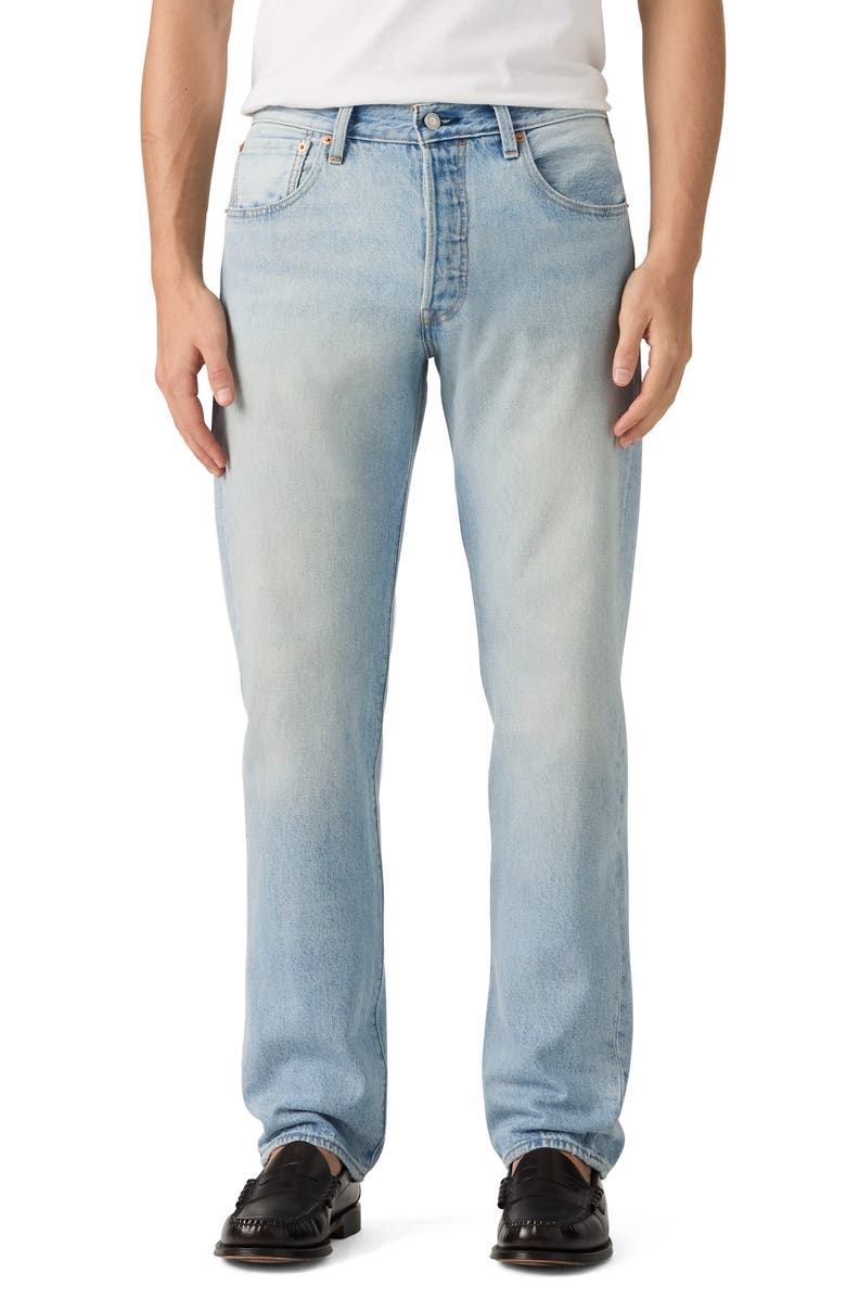 Levi's 501<sup>®</sup> Relaxed Straight Leg Jeans, Main, color, See Through