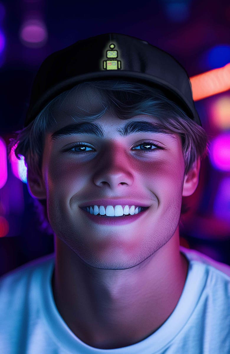 Dalix Robot Hat, Alternate, color, Black