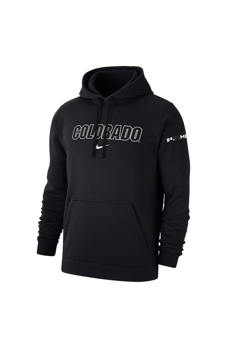 Nike Men's Nike Black Colorado Buffaloes Coach Prime Club Fleece Hoodie, Alternate, color, 