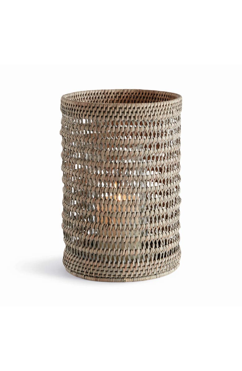 Napa Home & Garden Burma Rattan Hurricane Large, Main, color, Gray