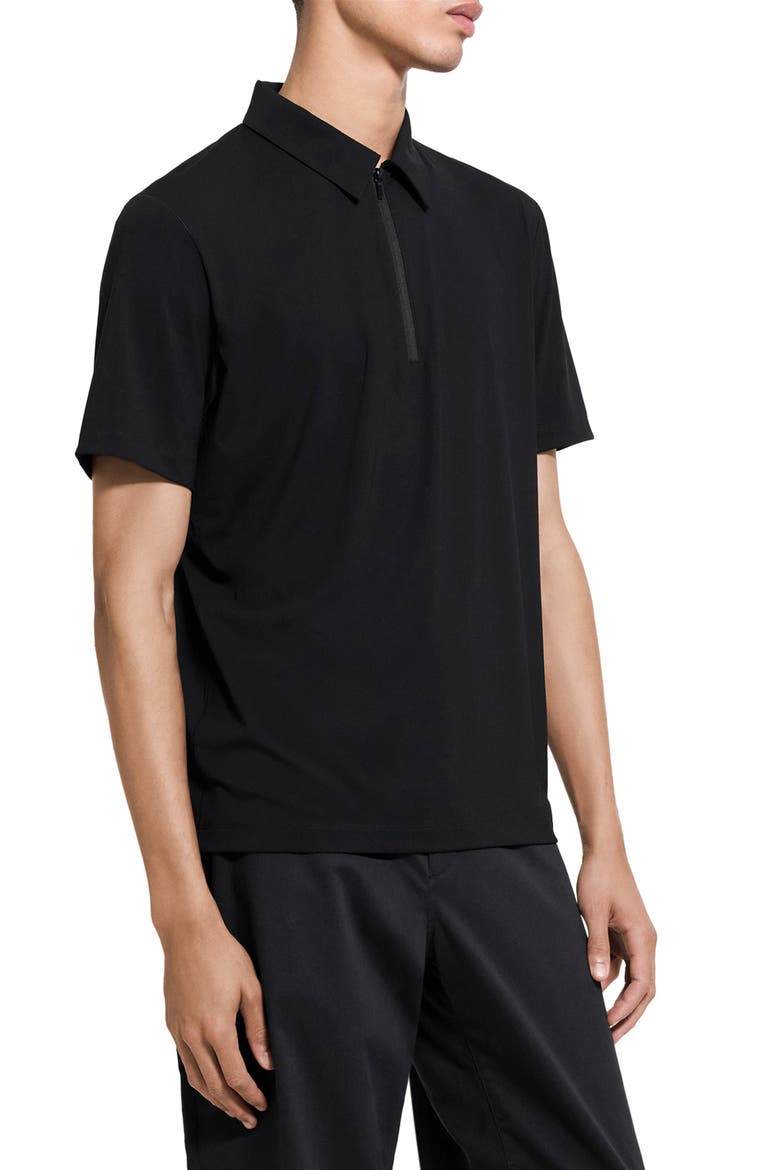 Ryder Quarter Zip Polo, Alternate, color, BLACK - 001