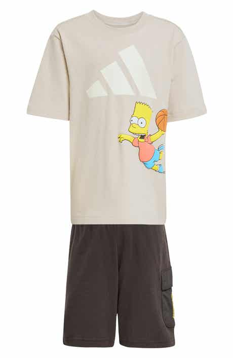 x The Simpsons Kids' Graphic T-Shirt & Shorts Set