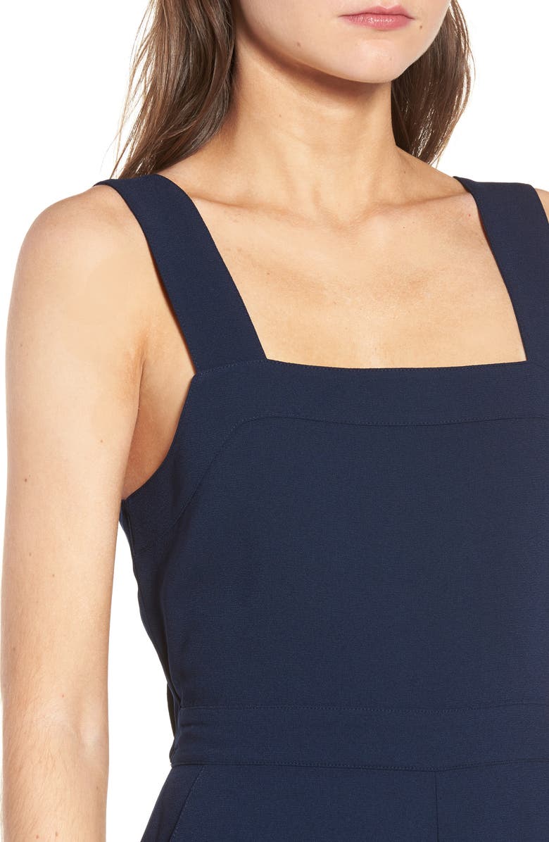 Madewell Apron Bow Back Jumpsuit, Alternate, color,