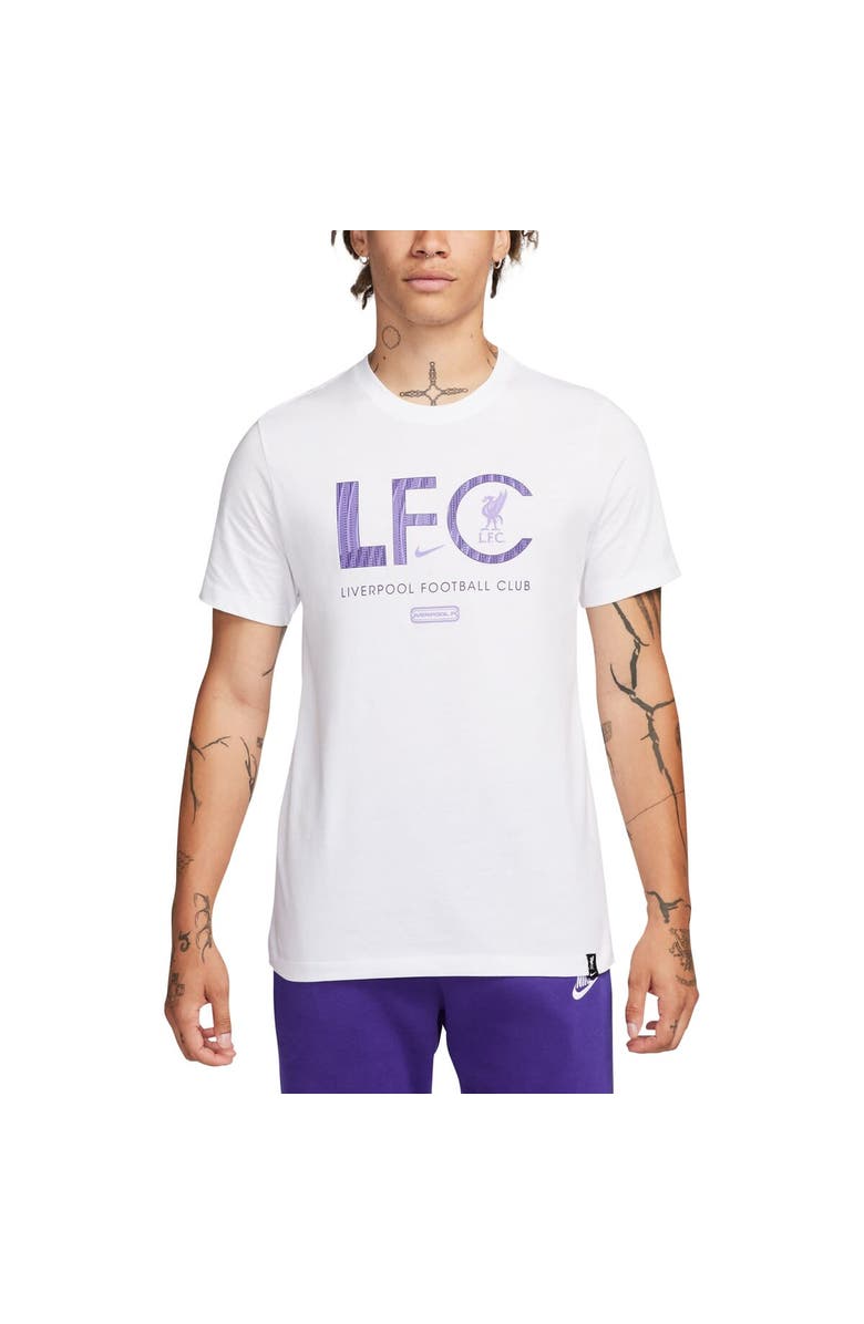 Nike Men's Nike White Liverpool Mercurial Sleeve T-Shirt, Alternate, color, 