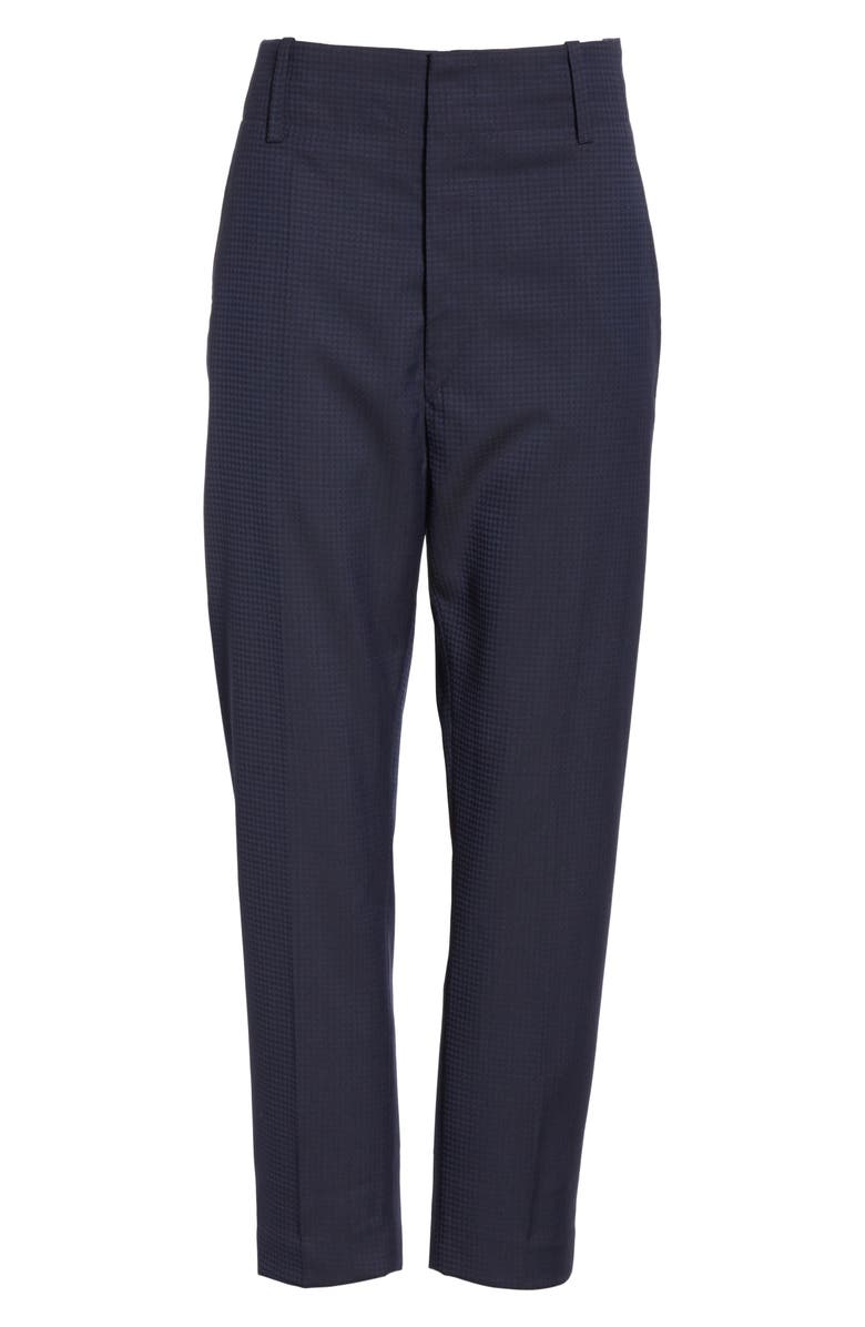 Isabel Marant Étoile Noah Tapered Wool Crop Pants, Alternate, color,