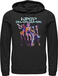 KPop Demon Hunters Men's KPop Demon Hunters Girls Group Shot  Pull Over Hoodie