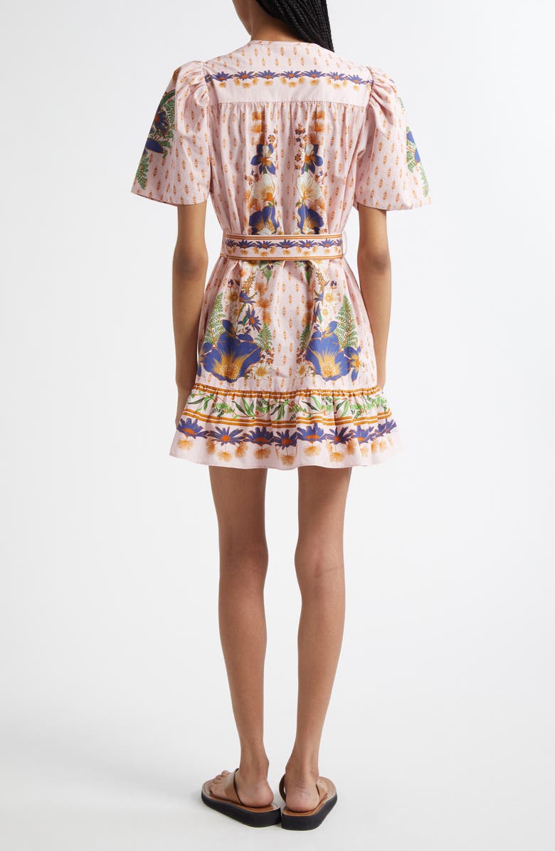 Dream Garden Belted Minidress