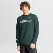 Nike Men's Nike Green Michigan State Spartans 2026 Sideline Club Sweatshirt