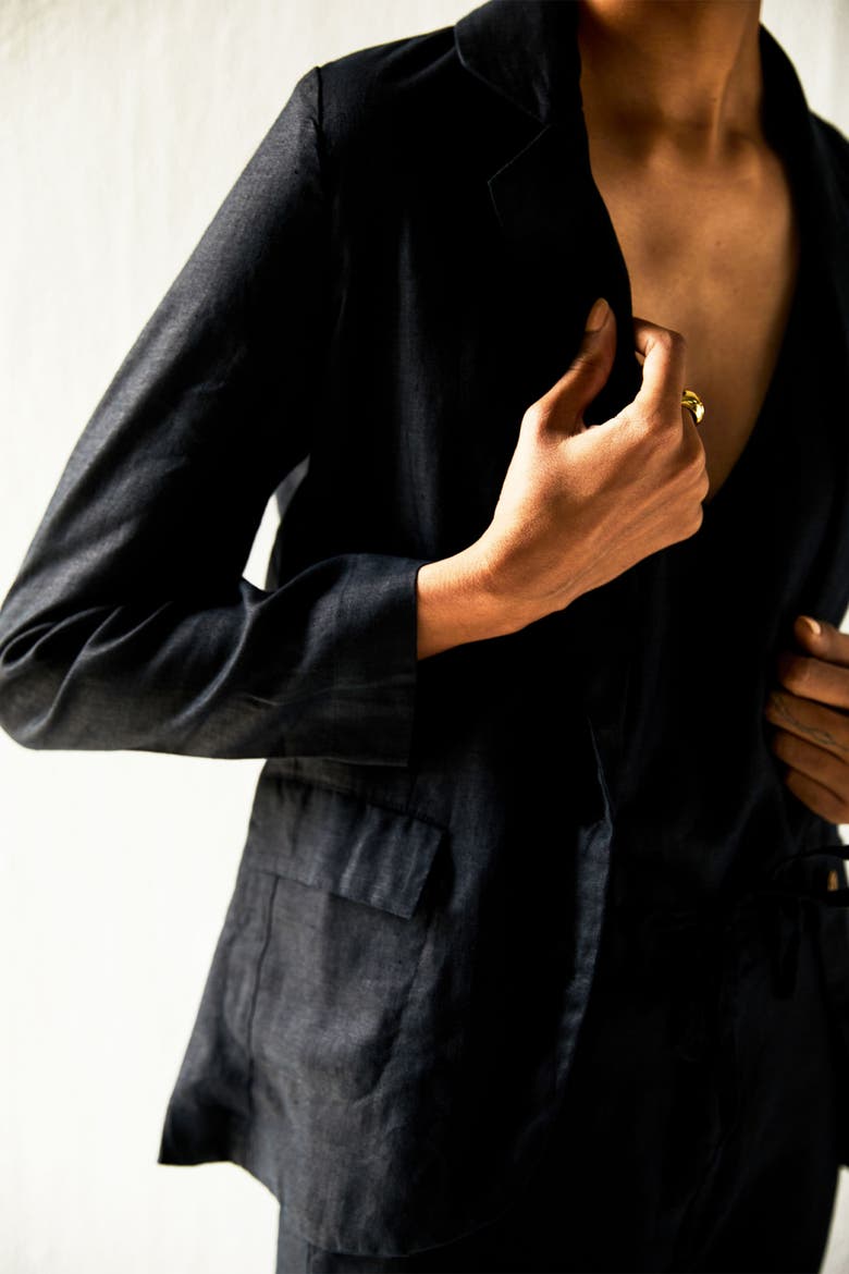The She's Everything Blazer, Alternate, color, Black
