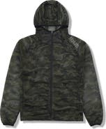 PLEASURES Camo Mesh Zip Hoodie