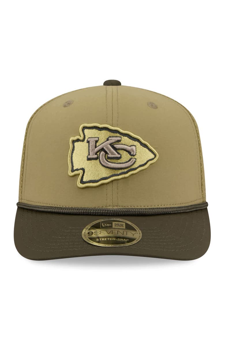 New Era Men's New Era Green Kansas City Chiefs 2025 Salute to Service 9SEVENTY Adjustable Hat, Alternate, color, Green