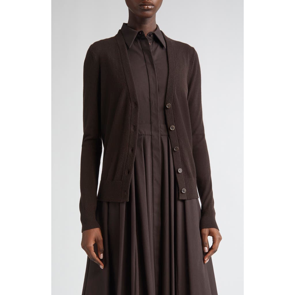 Michael Kors Collection Cashmere Cardigan in Chocolate  product
