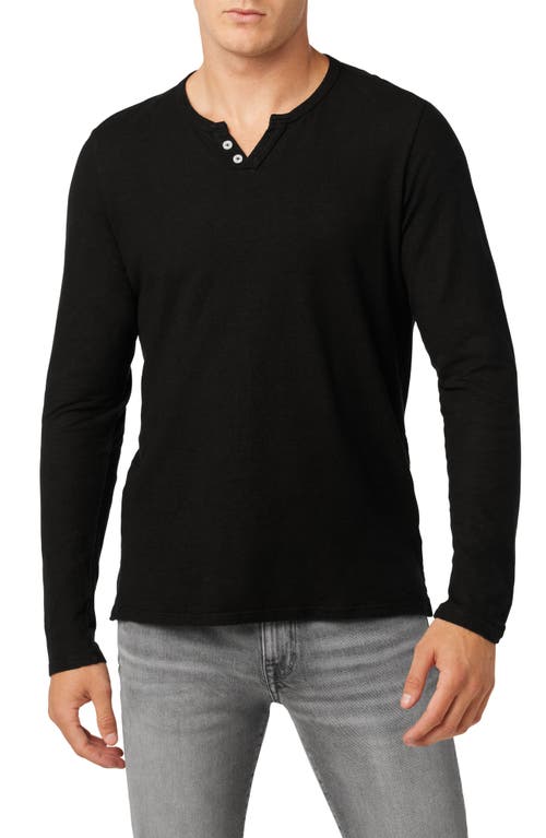 Joe's Wintz Henley Top in Black