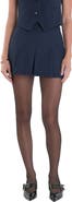 English Factory Pleated Twill Miniskort