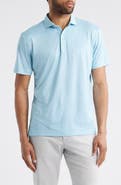 johnnie-O Tundra Microprint Featherweight Performance Polo