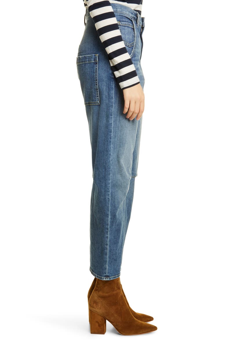 Emerson High Waist Wide Leg Jeans, Alternate, color, CLASSIC WASH
