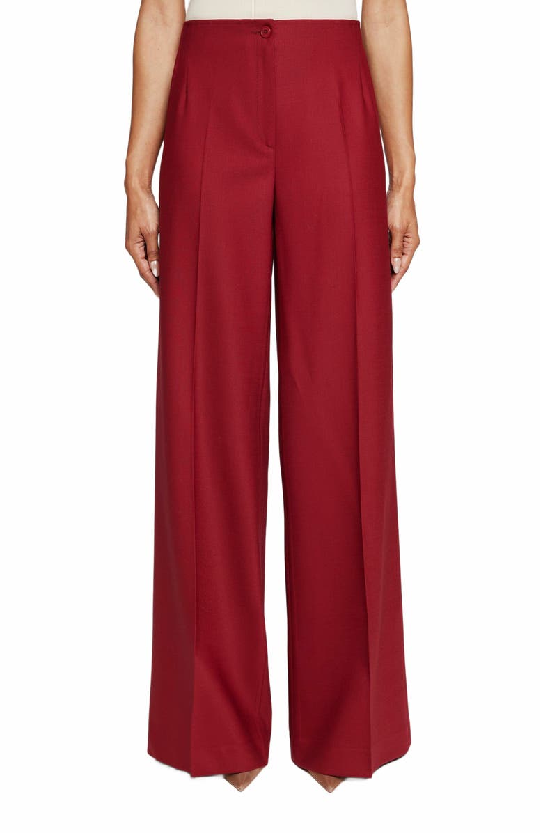 Santorelli Lily Wide Leg Pant In Virgin Wool Stretch, Alternate, color,
