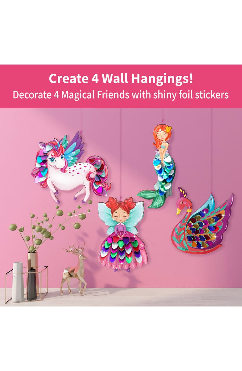 Chalk & Chuckles Foil Decorations-Magical Friends, Alternate, color, NO COLOR