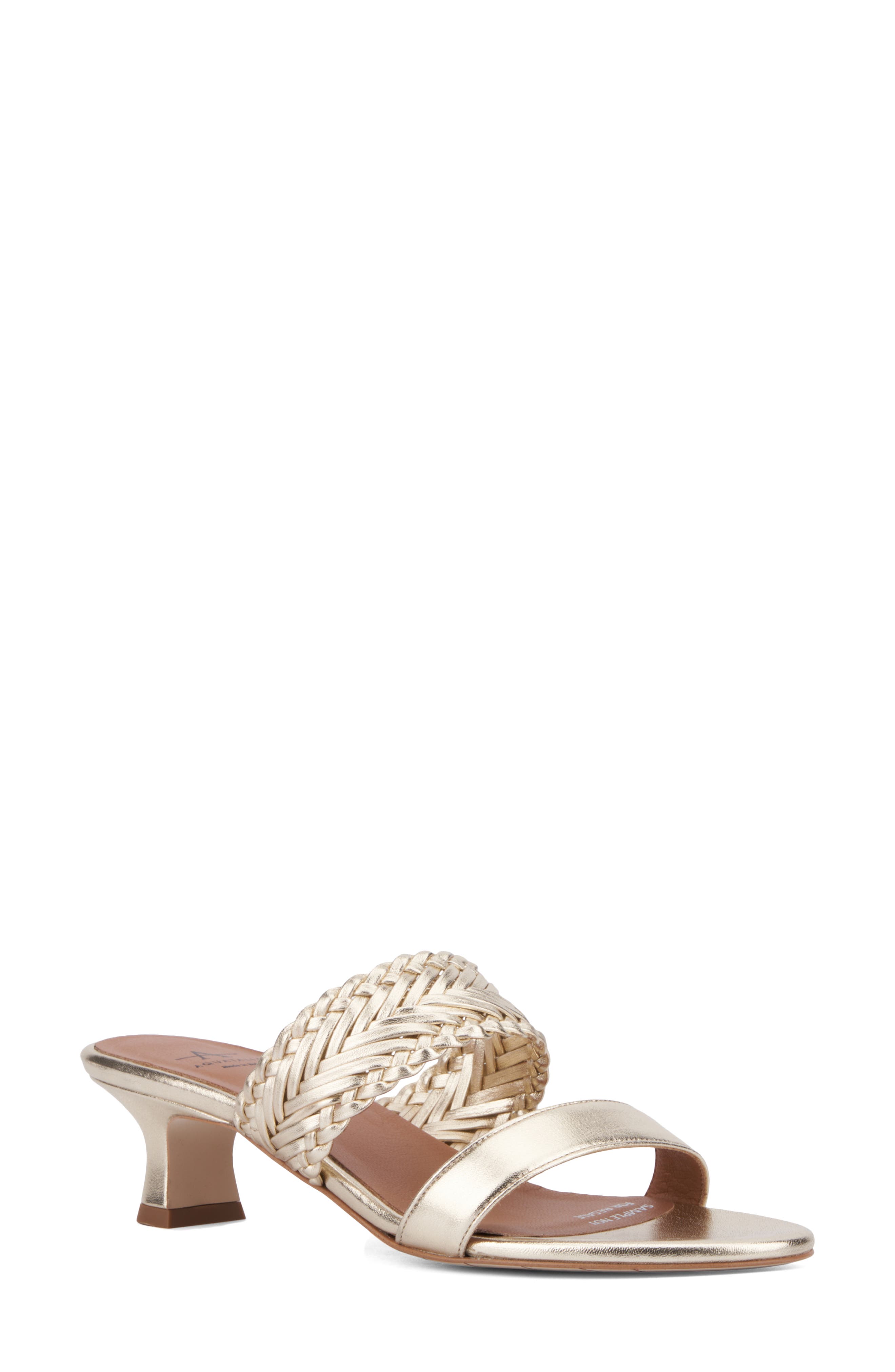 Aquatalia Kerry Water Repellent Slide Sandal, Main, color, 