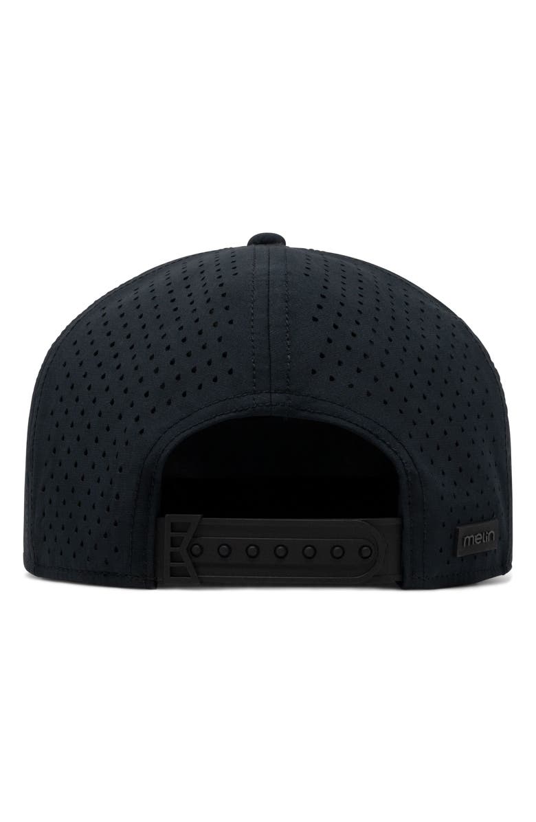 Melin Hydro Trenches Richard Ham Adjustable Performance Ball Cap, Alternate, color, Black
