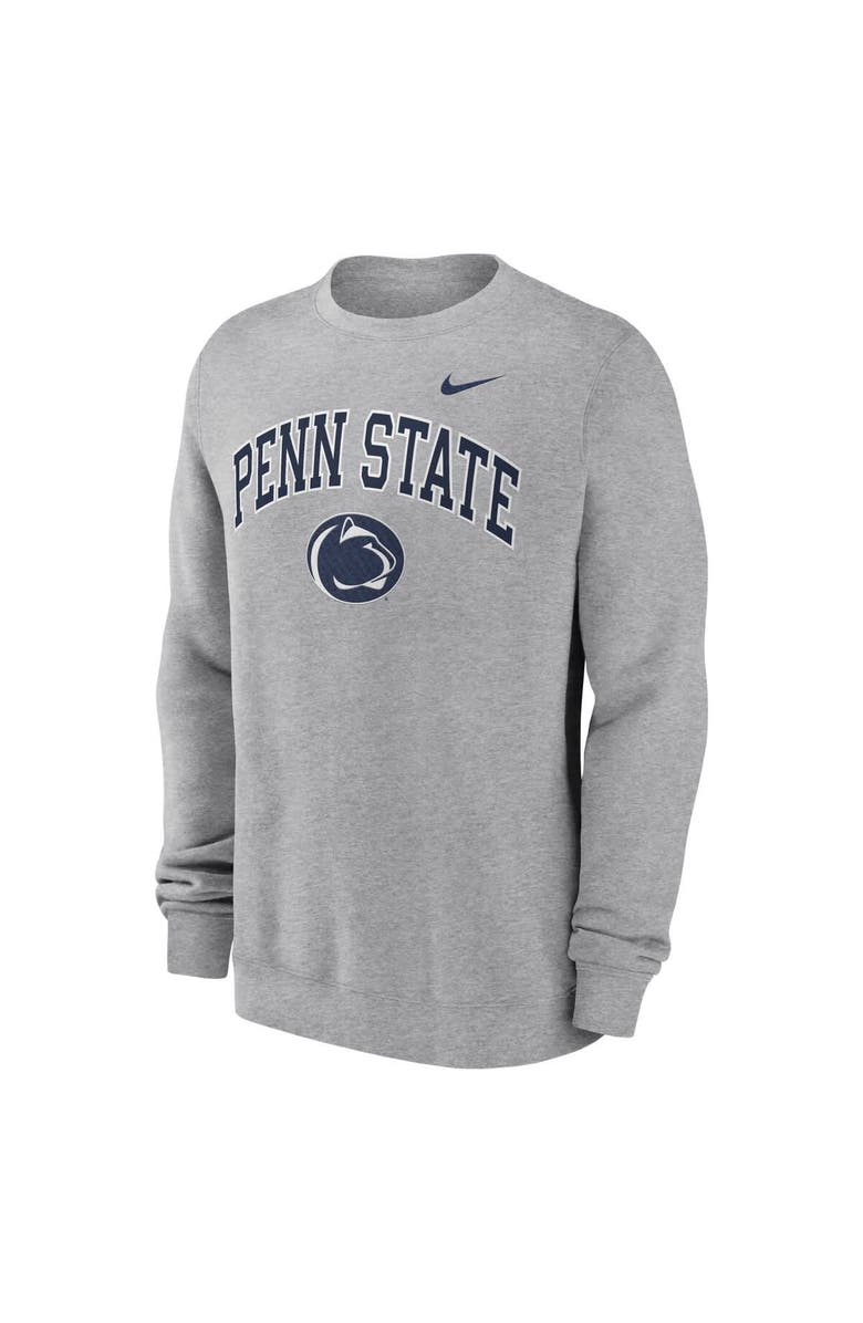 Nike Men
s Nike Gray Penn State Nittany Lions Arch Pullover Sweatshirt, Alternate, color, Gray