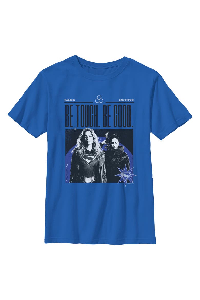 Boy's Supergirl Be Tough Be Good  Graphic T-Shirt, Main, color, Royal Blue