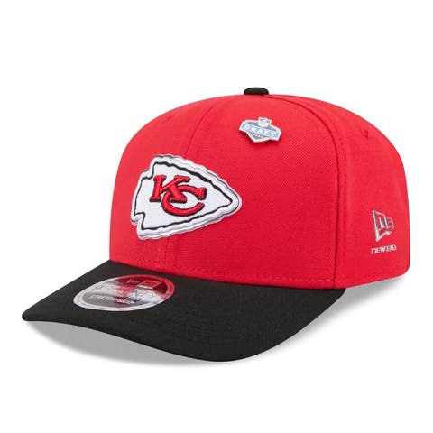 Men's New Era  Red/Black Kansas City Chiefs 2026 NFL Draft 9SEVENTY Adjustable Hat