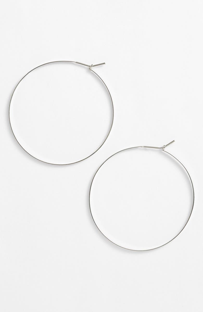 Nordstrom 'Whisper' Hoop Earrings, Main, color,