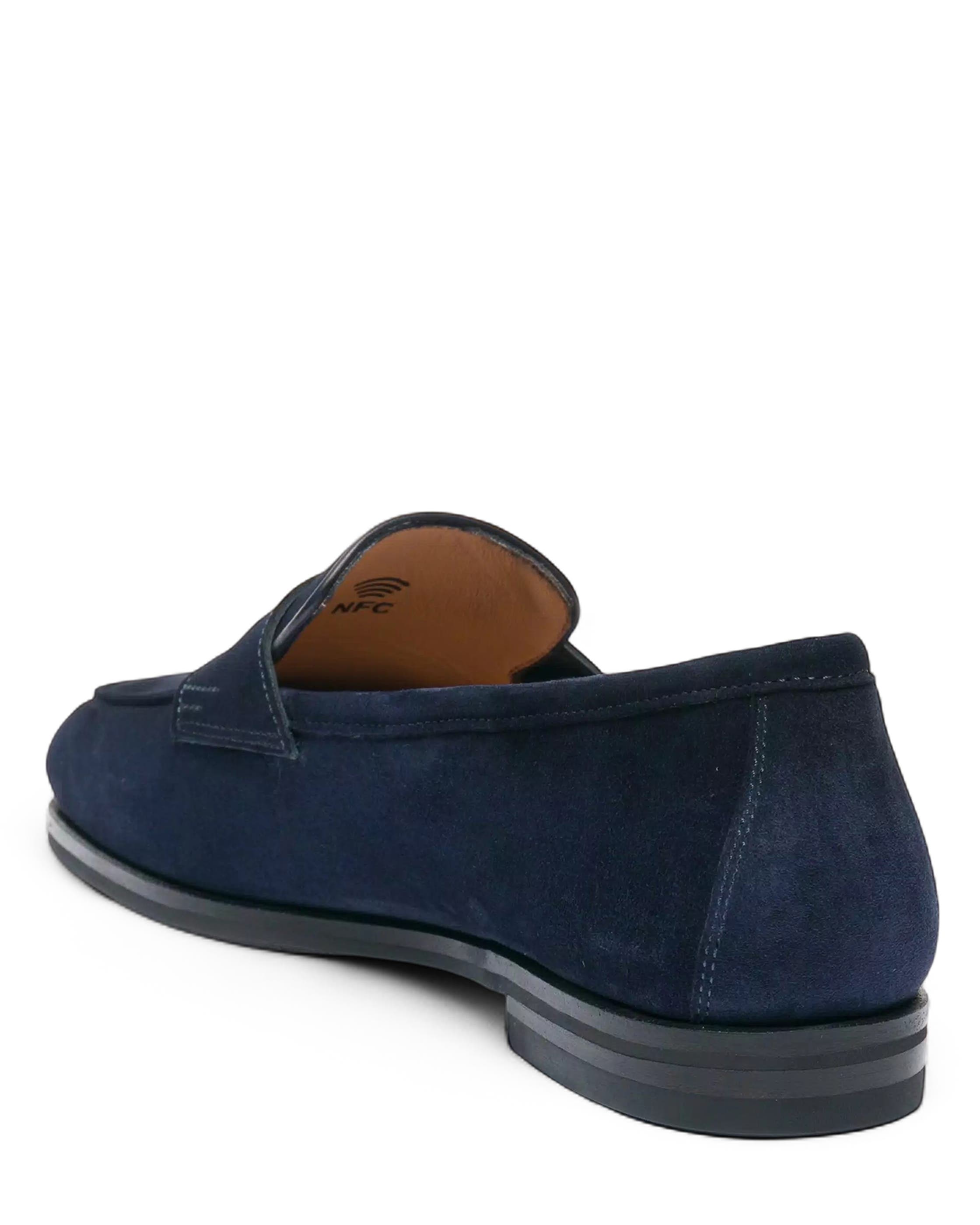 Suede Carla Loafer, Alternate, color, Blue