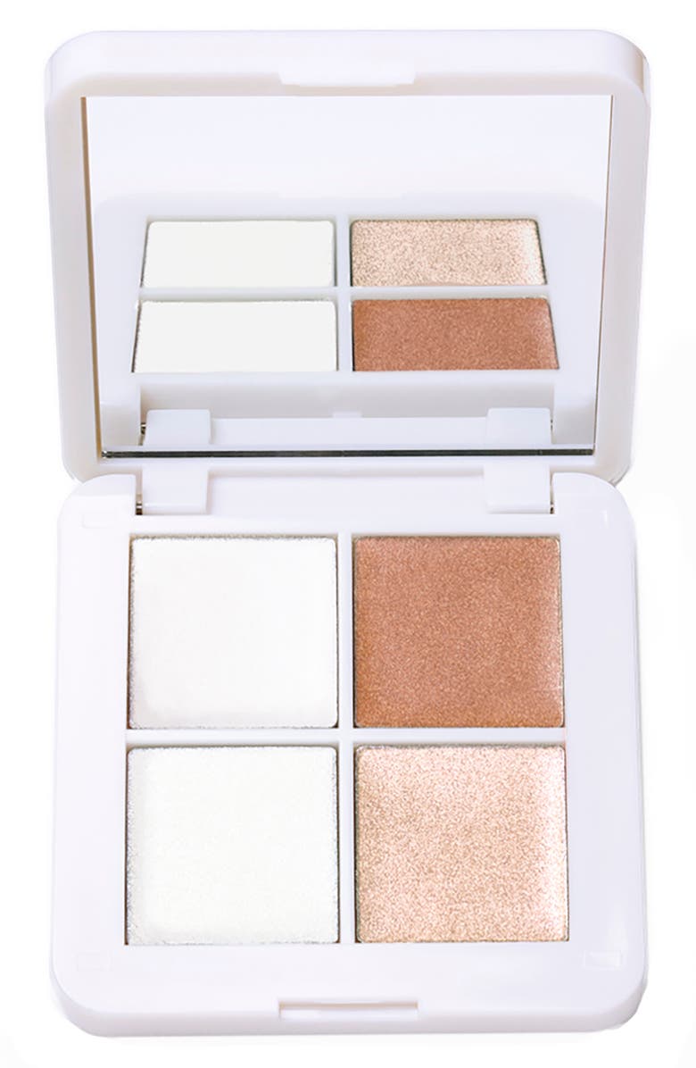 RMS Beauty Luminizer X Quad Highlighter & Luminizer Palette, Main, color,
