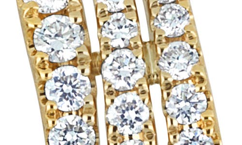 Bony Levy Diamond J-hoop Earrings