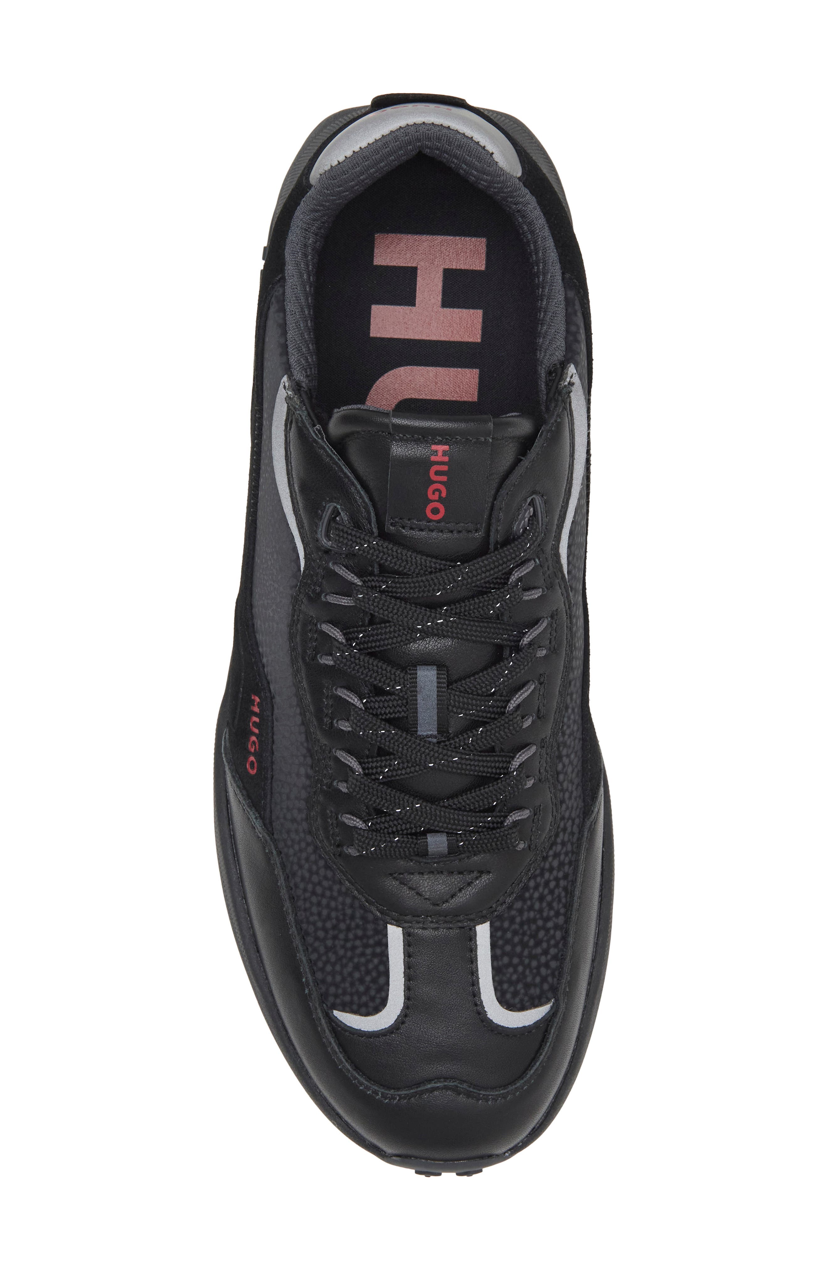 Kane Running Sneaker, Alternate, color, BLACK