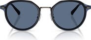 COACH 57mm Irregular Round Sunglasses
