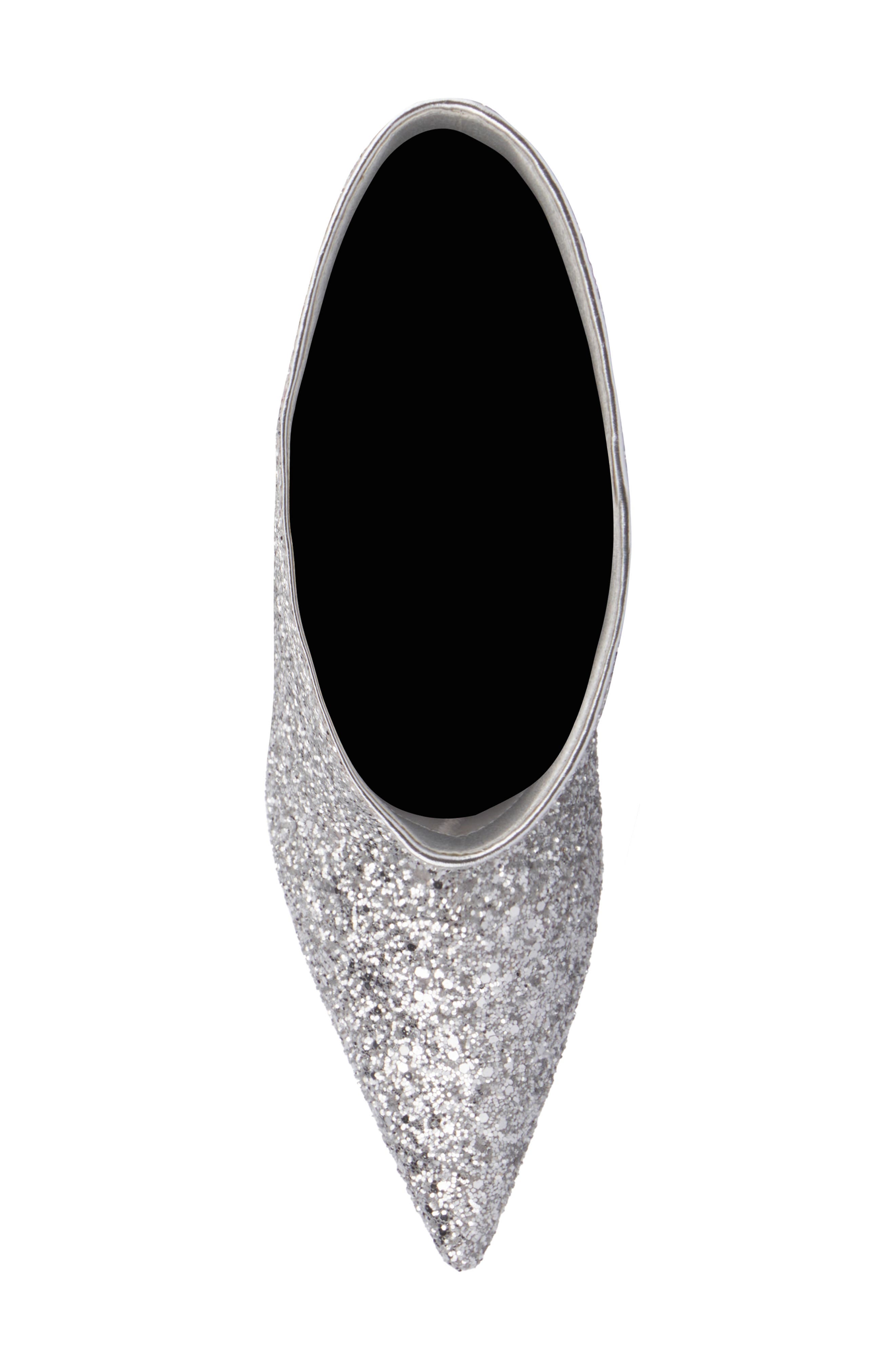 OLIVIA MILLER Mars Knee High Boot, Alternate, color, Silver Glitter