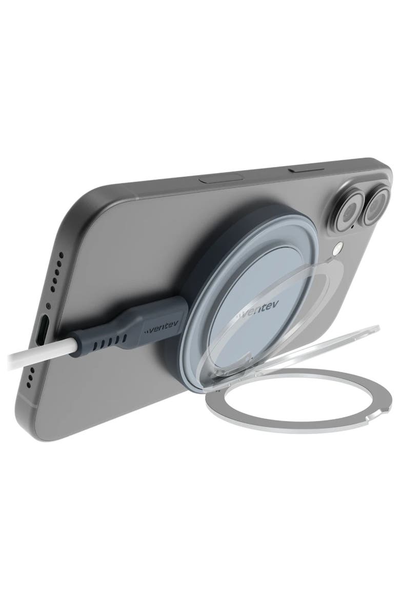 15W Qi2 Magnetic Wireless ULTRAFAST 360 Rotating Charging Stand, Alternate, color, Silver