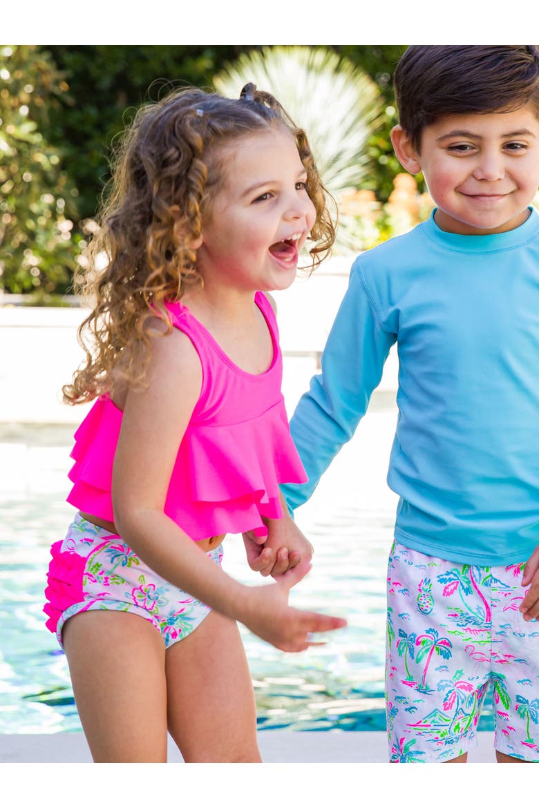 Flounce Bikini 2-Piece Swimsuit, Alternate, color, Tropical Resort
