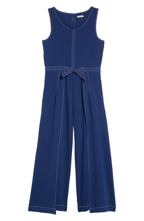 Habitual Contrast Stitch Jumpsuit (Big Girls)
